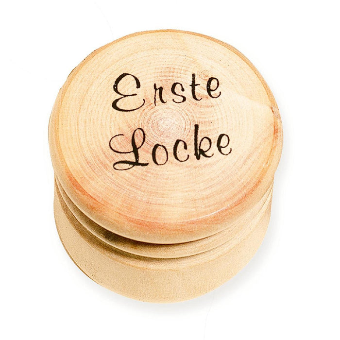 Redecker Erste-Locke"-Döschen ø 3,5 cm, deutsch
