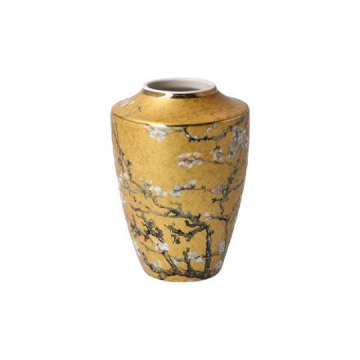 Goebel Vase Mandelbaum gold 13cm