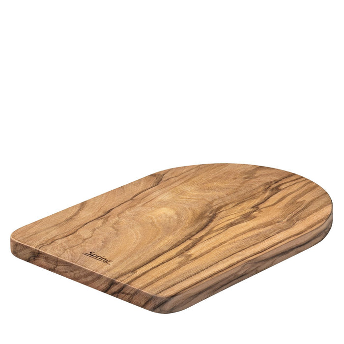 SPRING Raclette-Brettchen mit Spachtel, Olive, 4er-Set