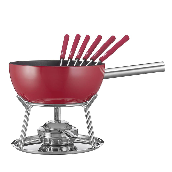 SPRING Fondue-Garnitur ALUMINIUM INDUKTION rot 23 cm