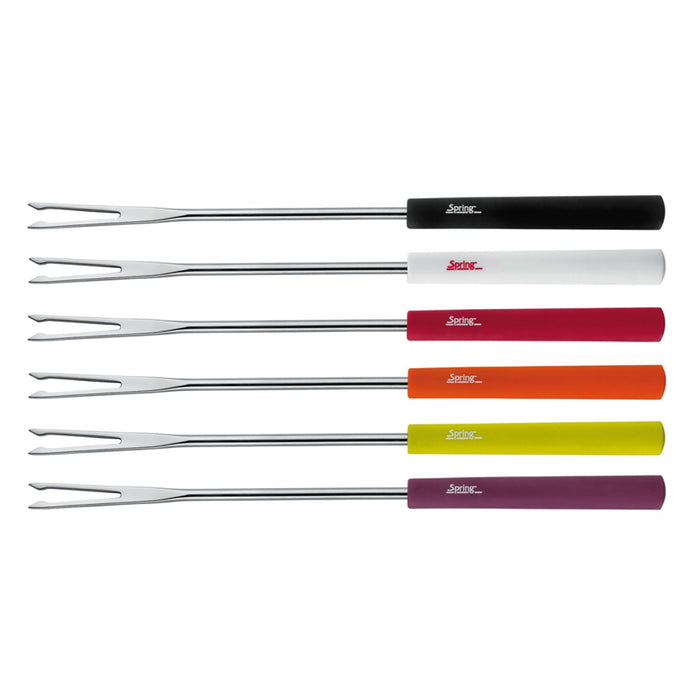 SPRING Fleischfondue-Gabeln BASIC bunt 6 Stk.