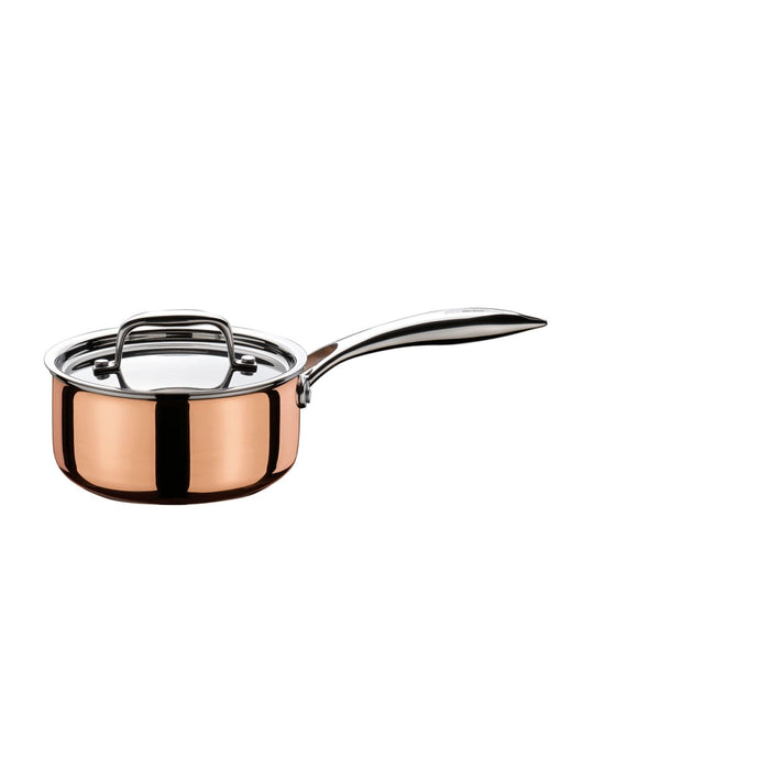 SPRING Stielkasserolle nieder mit Deckel CULINOX 16 cm