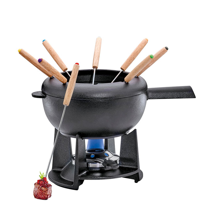 SPRING Fondue-Garnitur SAAS-FEE schwarz matt 20 cm
