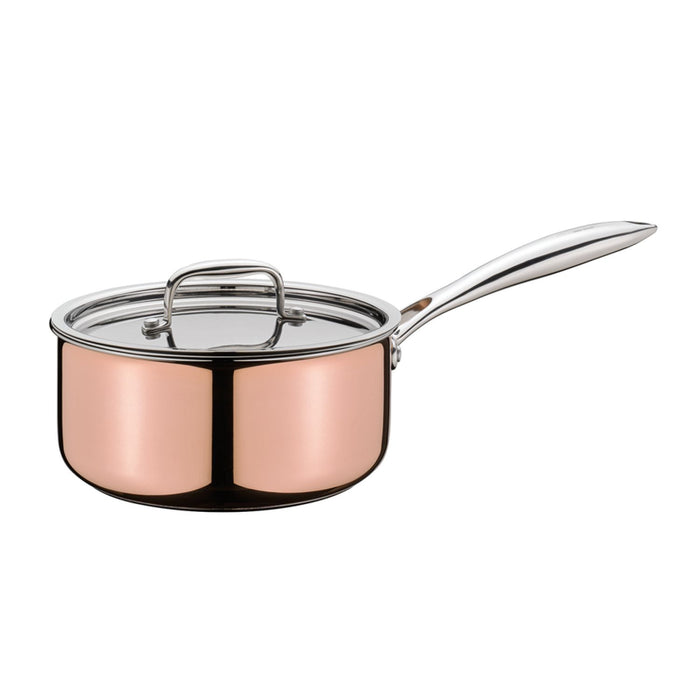 SPRING Stielkasserolle nieder mit Deckel CULINOX 20 cm