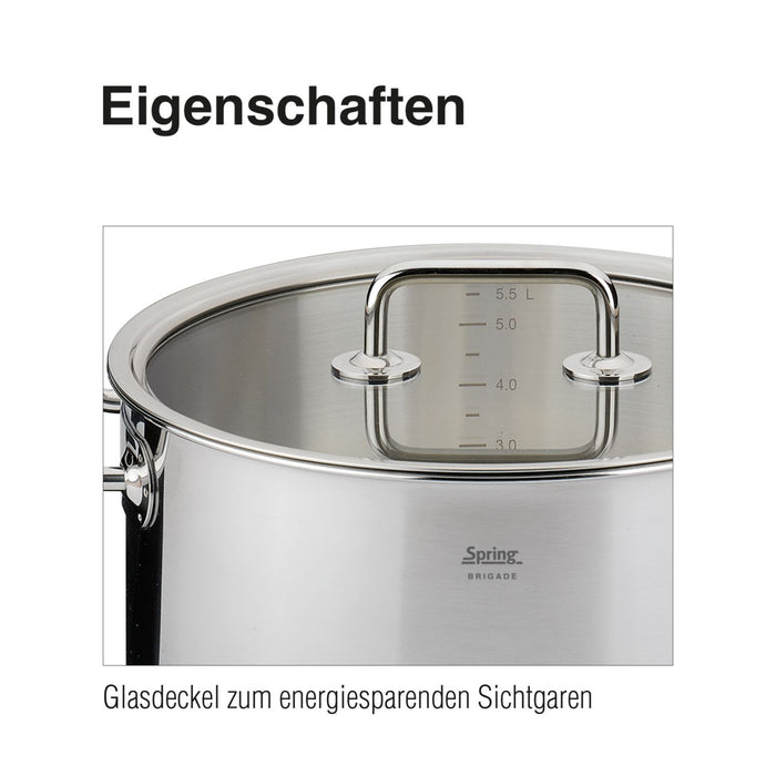 SPRING Glasdeckel BRIGADE BASIC 20 cm