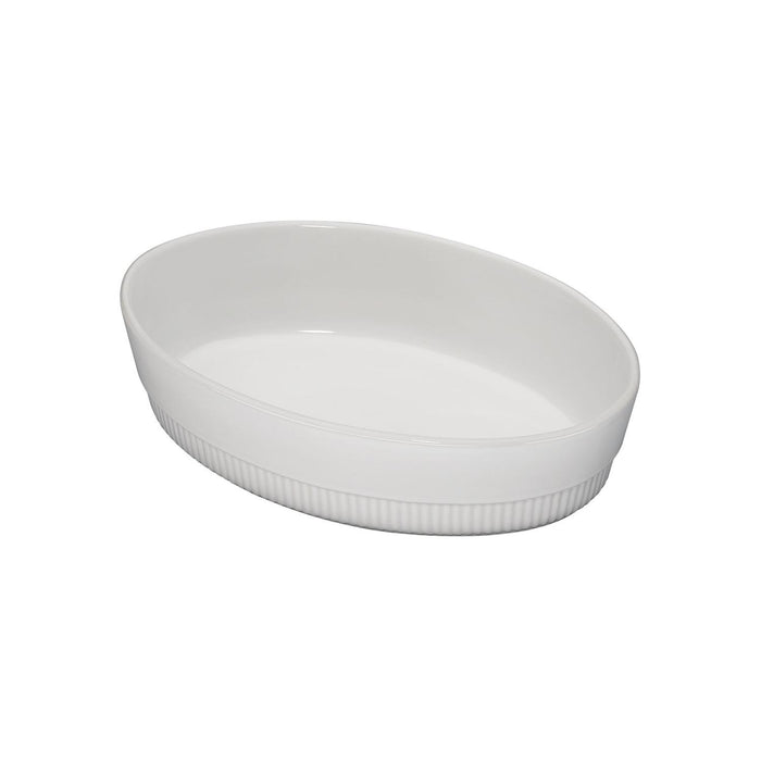 SPRING Auflaufform CHALET oval 30 cm weiß
