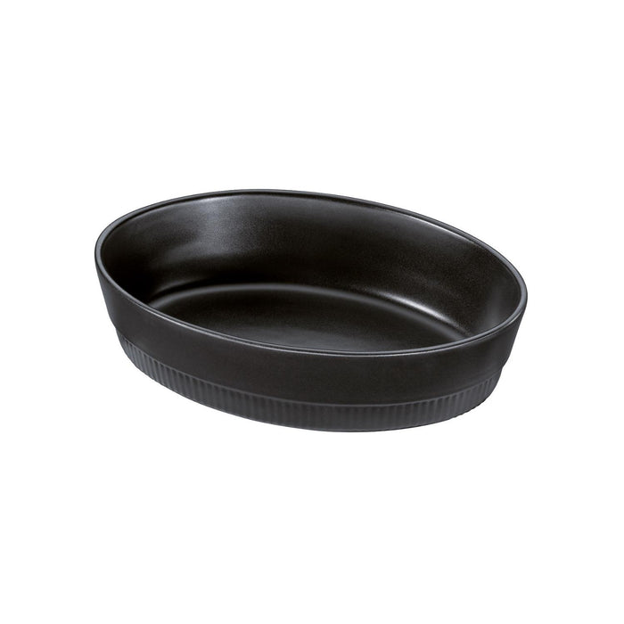 SPRING Auflaufform CHALET oval 30 cm schwarz