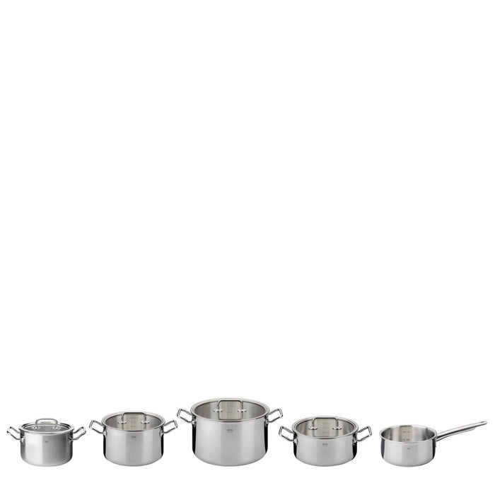 SPRING Topf-Set mit Glasdeckel BRIGADE BASIC 5-teilig