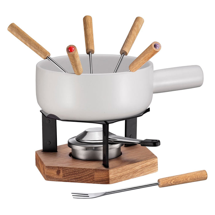 SPRING Käsefondue-Garnitur WINTERTHUR weiß 20 cm