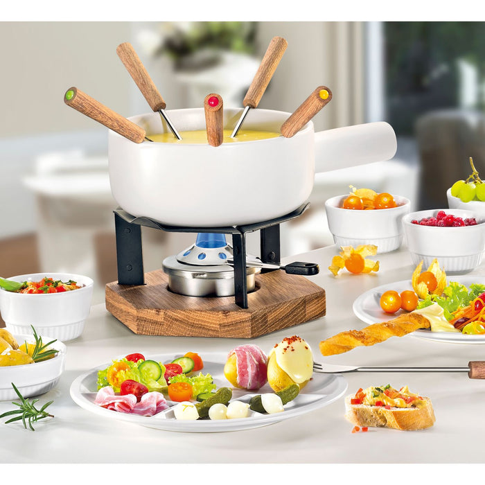 SPRING Käsefondue-Garnitur WINTERTHUR weiß 20 cm