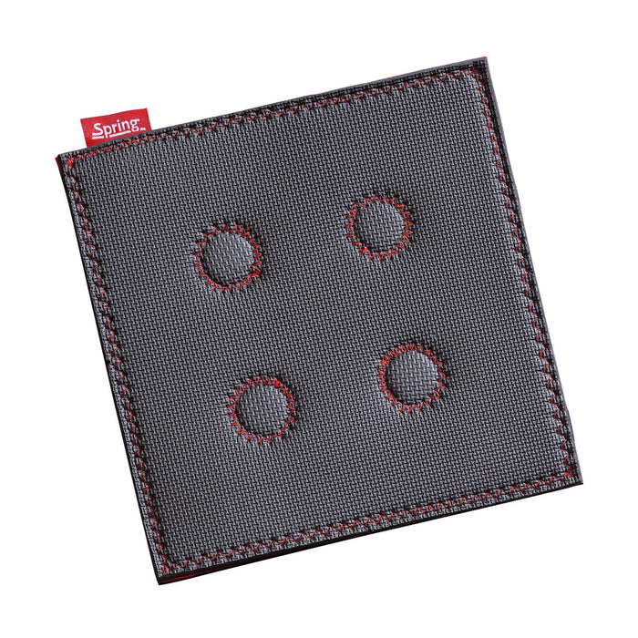 SPRING Untersetzer eckig magnetisch schwarz