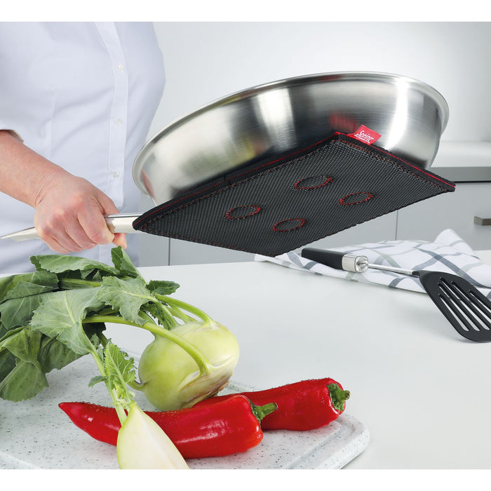 SPRING Untersetzer eckig magnetisch schwarz