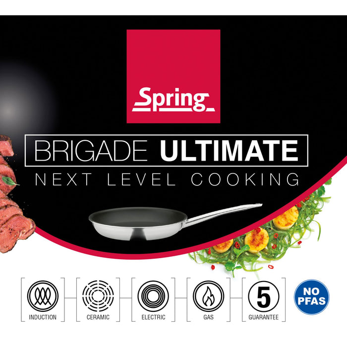SPRING Servierpfanne XL BRIGADE ULTIMATE 24 cm