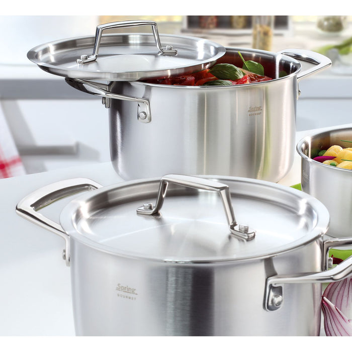 SPRING Topf-Set GOURMET 4-teilig, mit Stielkasserolle