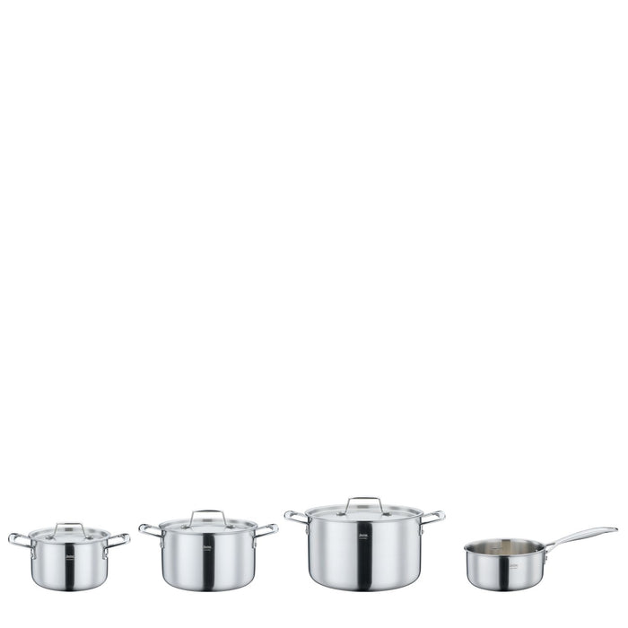 SPRING Topf-Set GOURMET 4-teilig, mit Stielkasserolle
