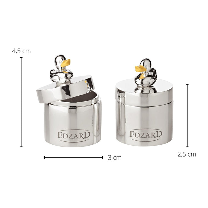 EDZARD Dose Ente 2er Satz H 5 cm