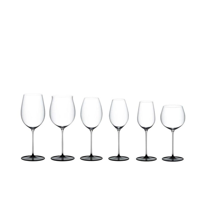 RIEDEL Fatto A Mano Black Tie Tasting Set - Schwarze Bodenplatte