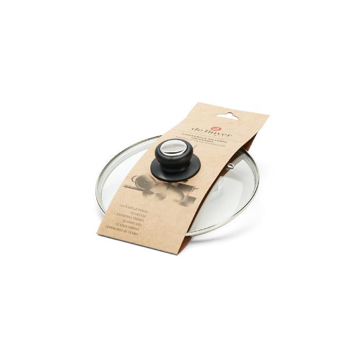 De Buyer GLASDECKEL MIT BAKELITGRIFF Ø 14CM