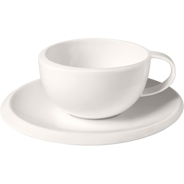 Villeroy & Boch 1042641290 NewMoon Kaffeetasse mit Untertasse 2tlg.