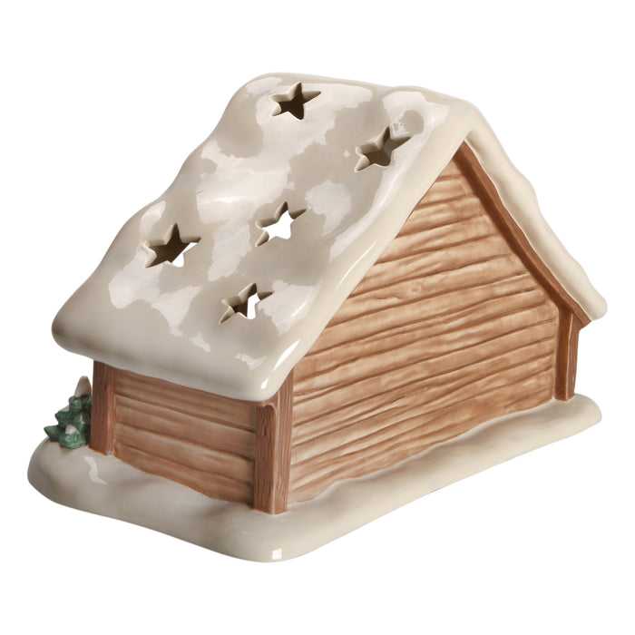Goebel Krippenstall mit Schnee Krippe