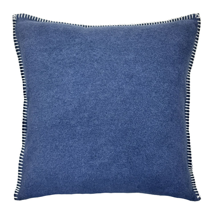 Eagle Products Kissenbezug LISSY , 40 x 40 cm, denim, Kammstich weiß