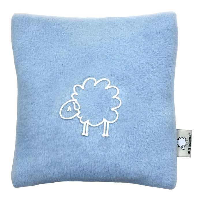 Eagle Products Rapssamenkissen ANNA, 20x20cm, hellblau mit Schäfchen weiß