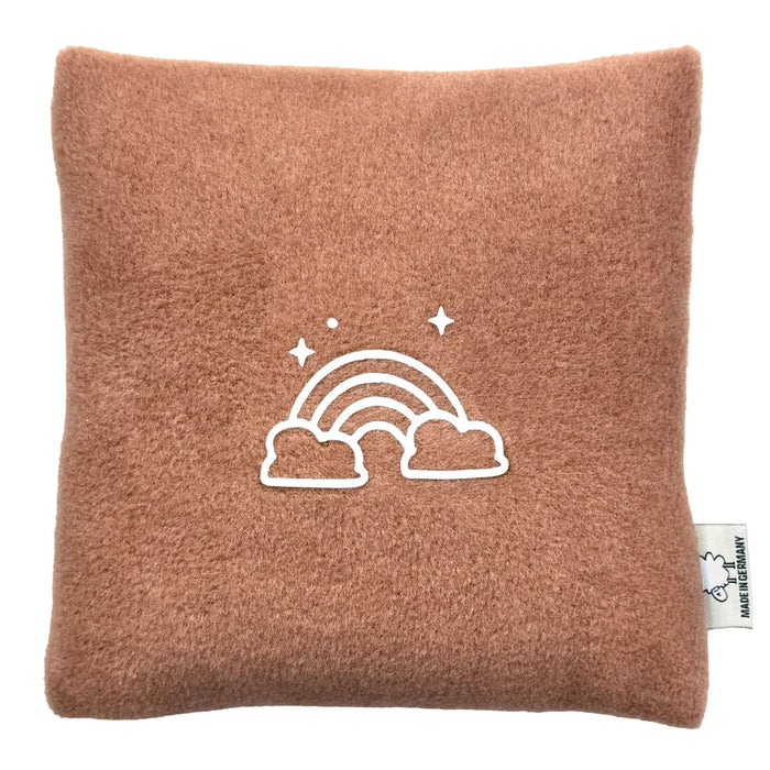 Eagle Products Rapssamenkissen ANNA, 20x20cm, rosewood mit Regenbogen weiß