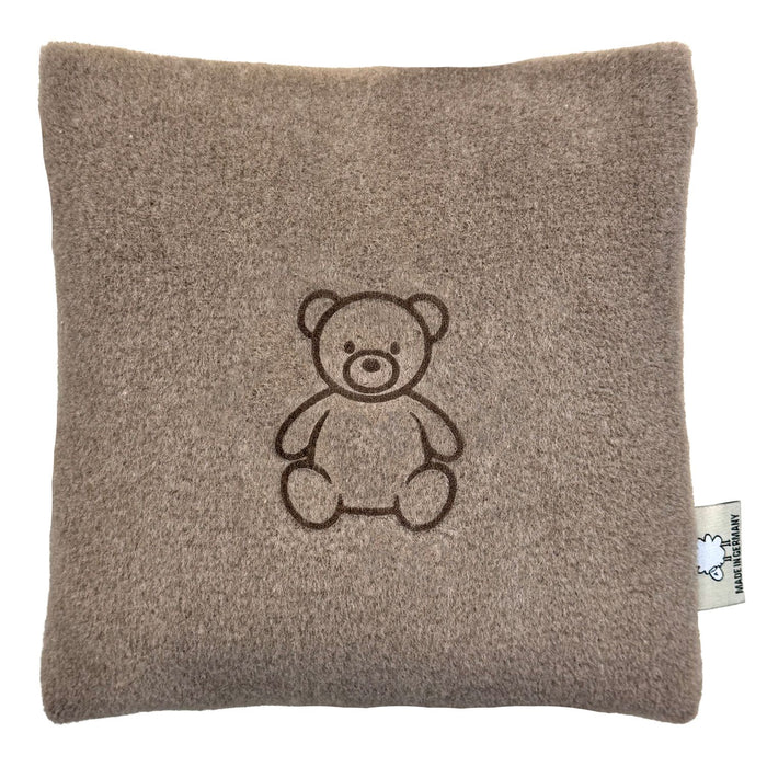 Eagle Products Rapssamenkissen ANNA, 20x20cm, nutria mit Teddy braun