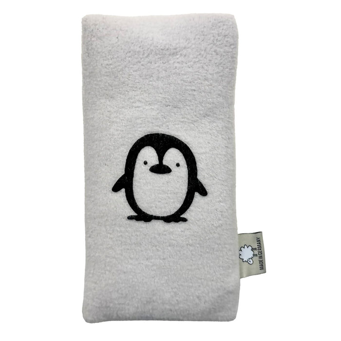 Eagle Products Rapssamenkissen ANNA, 20x10cm, greige mit Pinguin schwarz