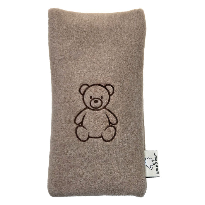 Eagle Products Rapssamenkissen ANNA, 20x10cm, nutria mit Teddy braun