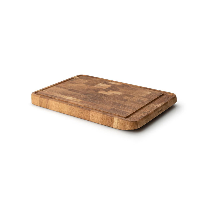 Continenta Tranchierbrett, Eiche Stirnholz 42x29x3,5cm