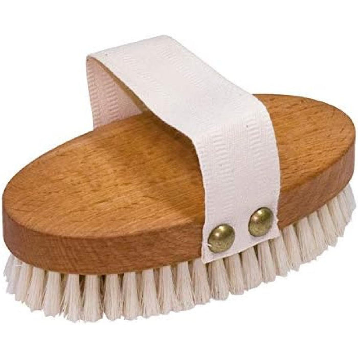 Redecker Massagebürste, gedämpfte Buche mit heller Borste