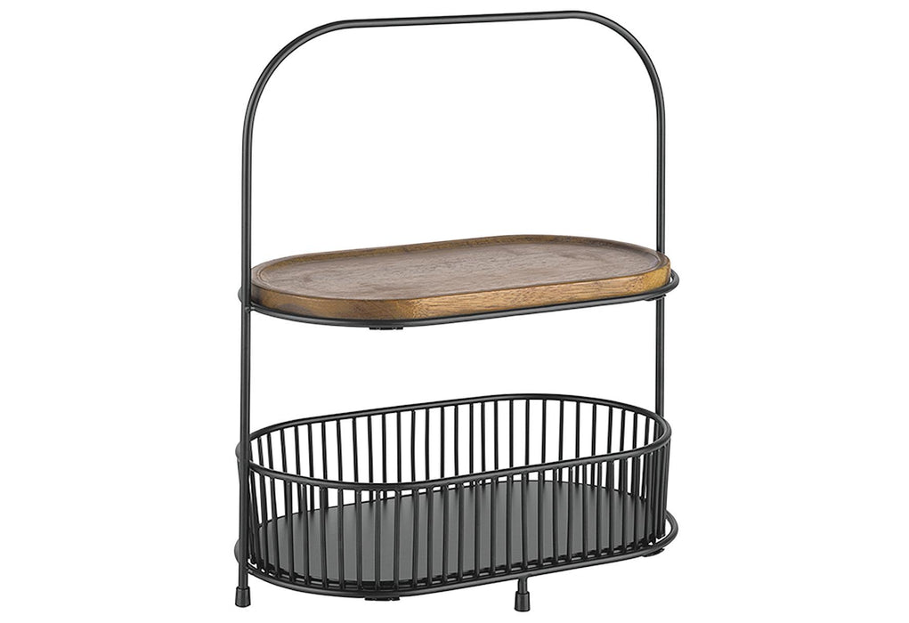 APS APS Etagere schwarz 31x17cm