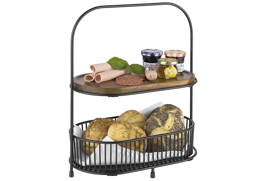 APS APS Etagere schwarz 31x17cm