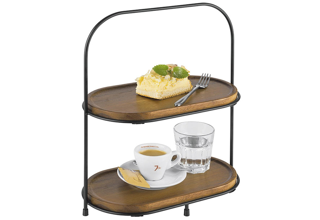 APS APS Etagere schwarz 31x17cm