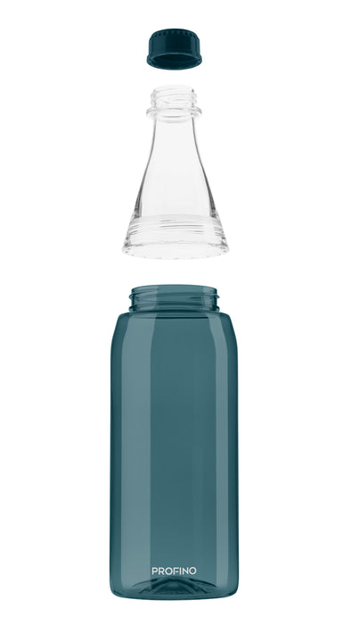 PROFINO Wasserflasche "Sparkle" 750ml, navy-blau