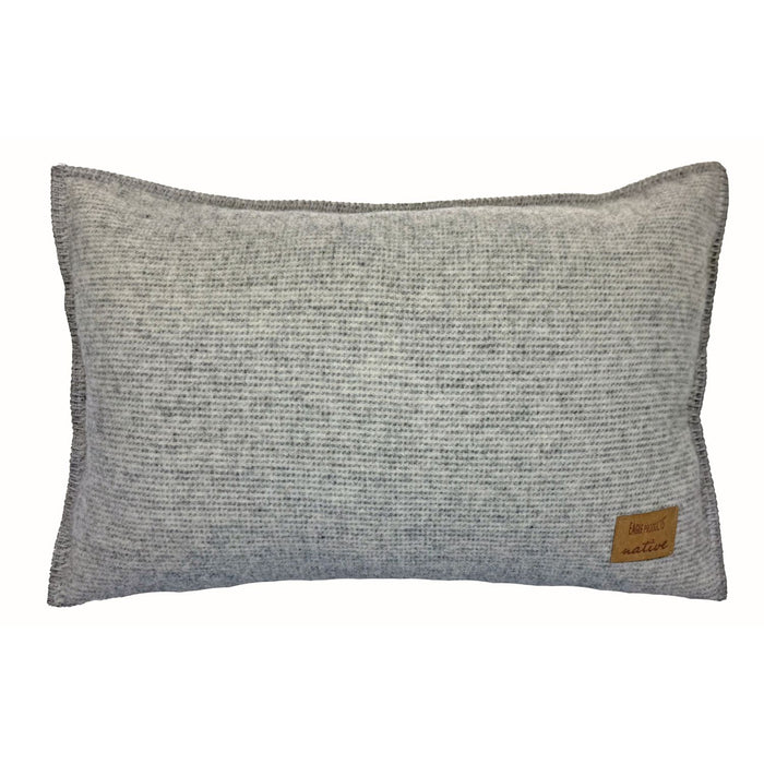 Eagle Products Kissenbezug Curt - native, 40x60 cm, mittelgrau, weiß