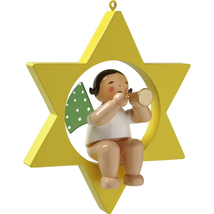 Wendt & Kühn Engel mit Flöte, im Stern