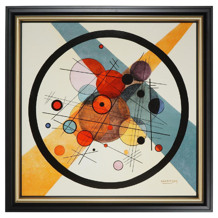 Goebel Wassily Kandinsky  - Kreise im Kreis - Wandbild