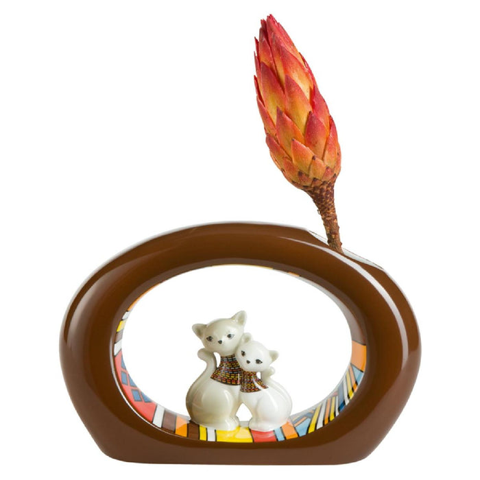 African Kitty - Vase