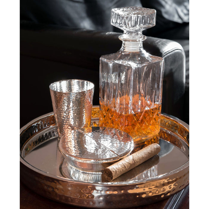 EDZARD Klapp-Ascher Madras Ø 13 cm