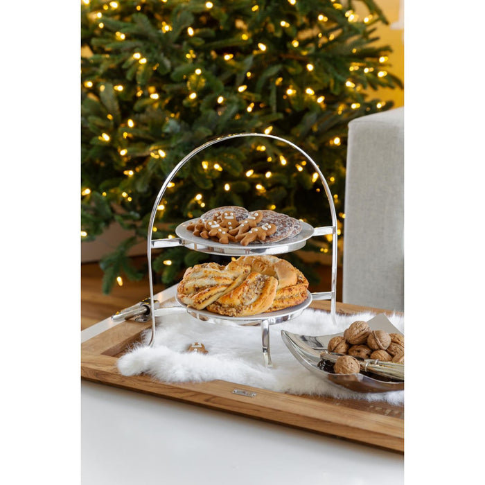 EDZARD Telleretagere Sina für 2 Teller H 33 cm