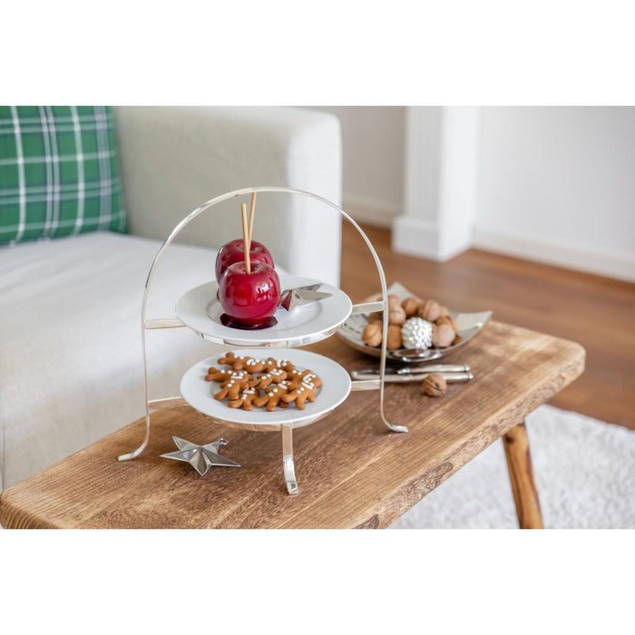 EDZARD Telleretagere Sina für 2 Teller H 33 cm