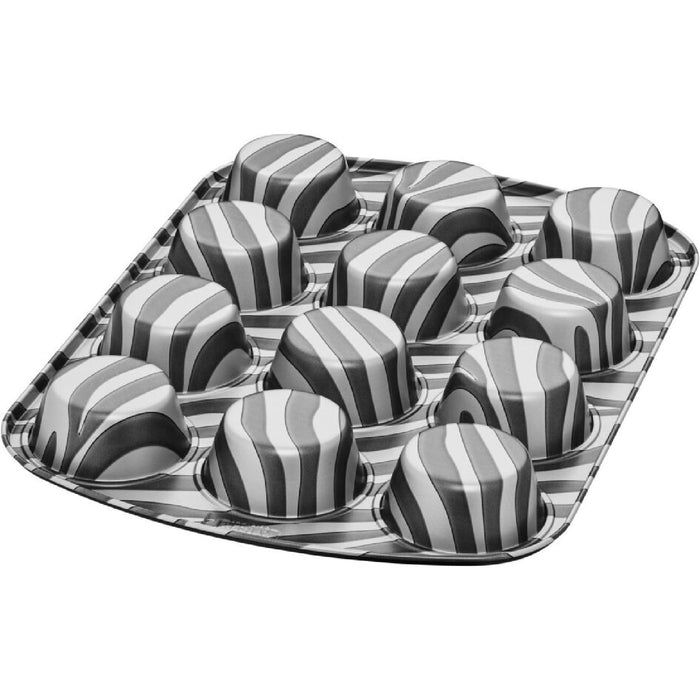 Kaiser Muffinform für 12 Muffins KAISER Go wild! „Zebrafrica“