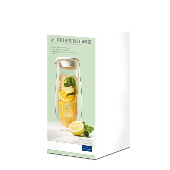Villeroy & Boch Artesano Hot&Cold Beverages Glaskaraffe mit Deckel