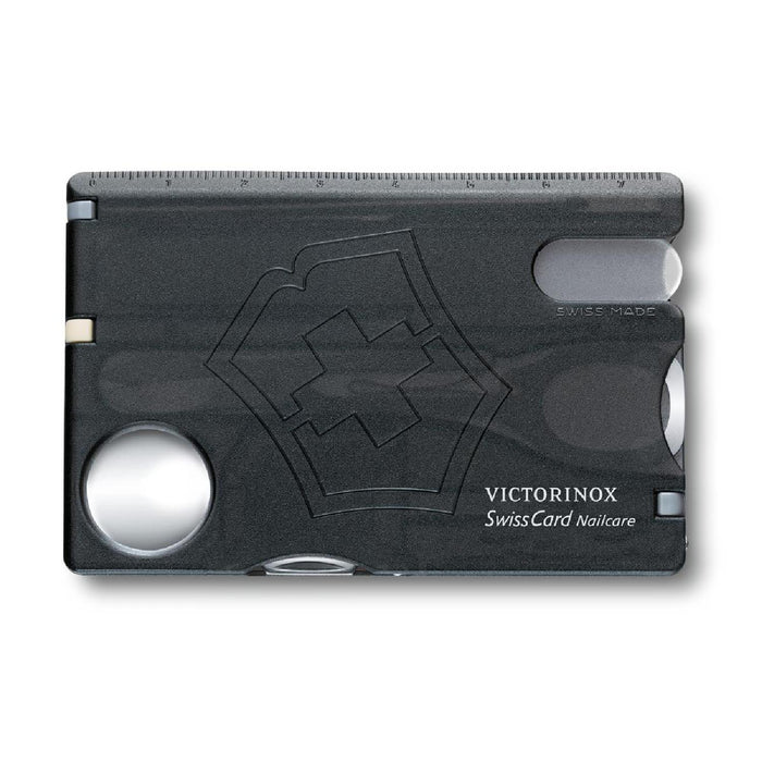 Victorinox Swiss Card Nailcare, Schwarz transluzent