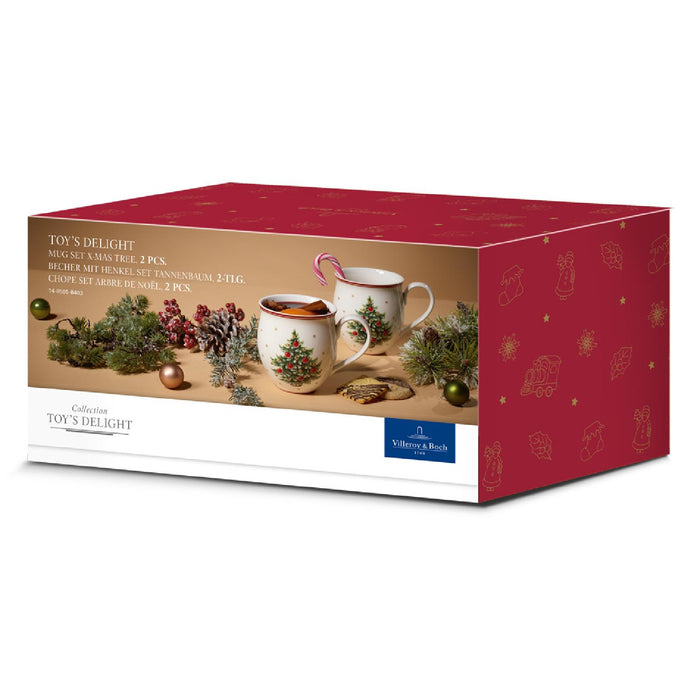 Villeroy & Boch Toy's Delight Becher mit Henkel Set 2tlg., Tannenbaum