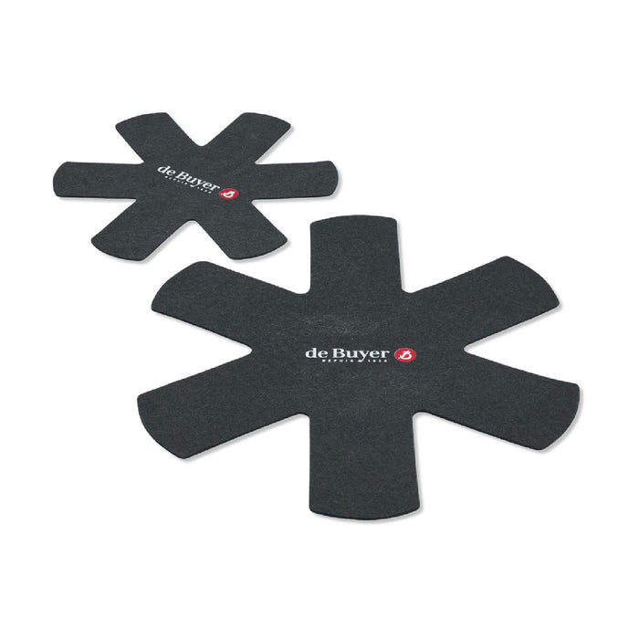 De Buyer2-ER SET PFANNENSCHONER STAPELSCHUTZ