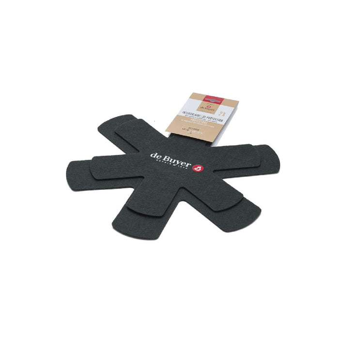 De Buyer2-ER SET PFANNENSCHONER STAPELSCHUTZ