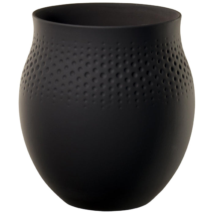 Villeroy & Boch Manufacture Collier noir Vase Perle groß
